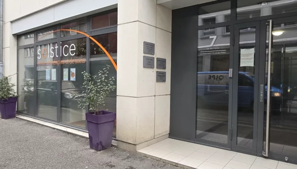 L’entrée du Centre Solstice au 7 rue des Pitons, à Genève